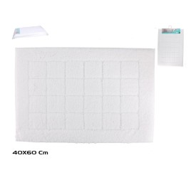 ALFOMBRA BAÑO DOÑA 40X60CM BLANCO