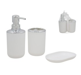 SET BAÑO 3 PCS NIZA 8X13CM BLANCO