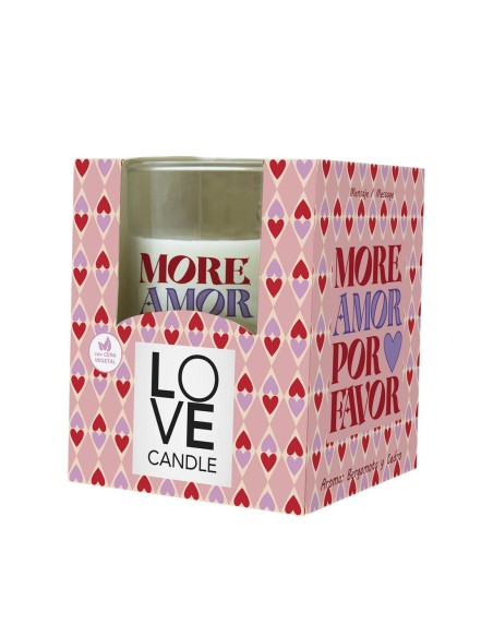 VELA PERF. LOVE CANDLE ROSA