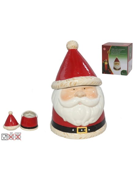 TARRO SANTA DECORADO 15X14,8X21,7 CM