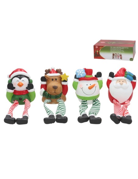 MUÑECO RESINA CON PATAS 4 STD. 6,5X4,5X7CM