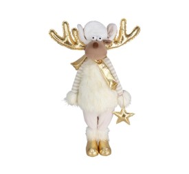 RENO EN PIE C/ ESTRELLA 30X19X64CM