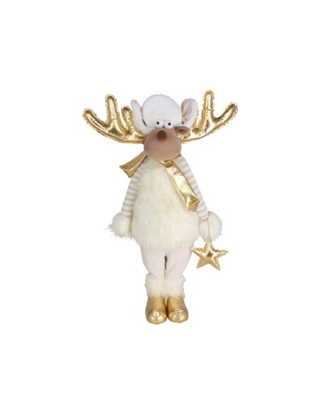 RENO EN PIE C/ ESTRELLA 30X19X64CM