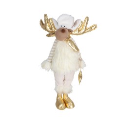 RENO EN PIE C/ ESTRELLA 23X16X57CM