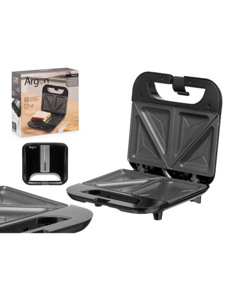 SANDWICHERA X2 NEGRA 750W