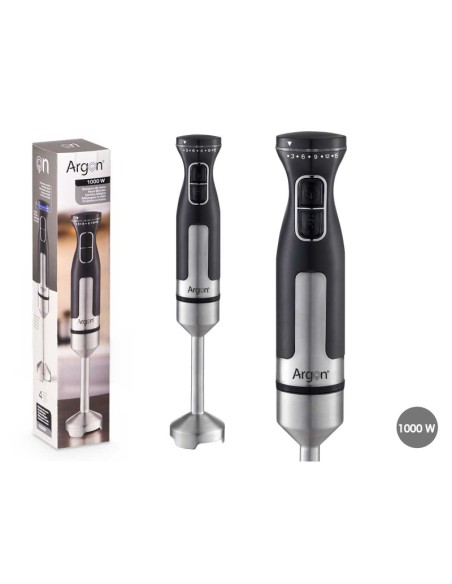 BATIDORA ACERO NEGRA 1000W