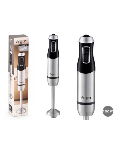 BATIDORA ACERO NEGRA 1500W