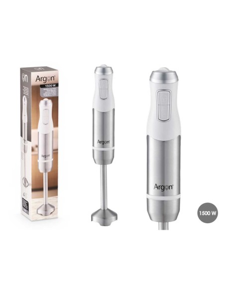 BATIDORA ACERO BLANCA 1500W
