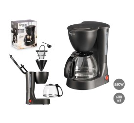 CAFETERA VASO FILTRO 6 TAZAS 550W 0,6L
