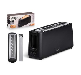 TOSTADORA SIMPLE LARGA NEGRO MATE 900W