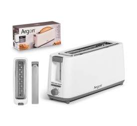 TOSTADORA SIMPLE LARGA BLANCO MATE 900W