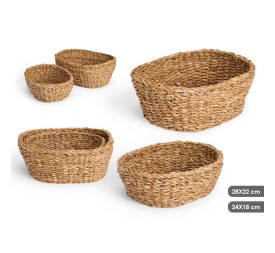 SET 2 CESTOS OVALADOS 28X22CM