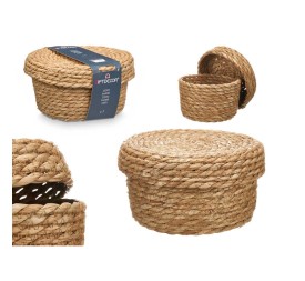 CESTO TAPA REDONDO MED NATURAL