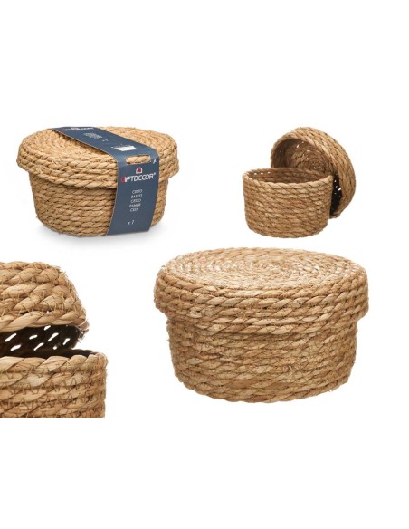 CESTO TAPA REDONDO MED NATURAL