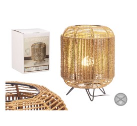 LAMPARA SOBREMESA CILINDRO TRIPODE CUERDA