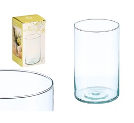 JARRON CRISTAL CILINDRO 12CM DIAM X 21CM