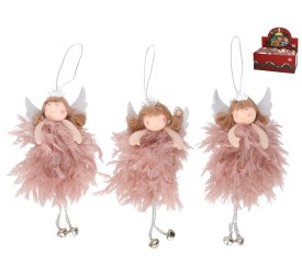 ANGEL ROSA C/CORONA 3STD 17CM