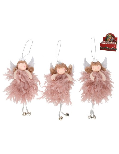 ANGEL ROSA C/CORONA 3STD 17CM