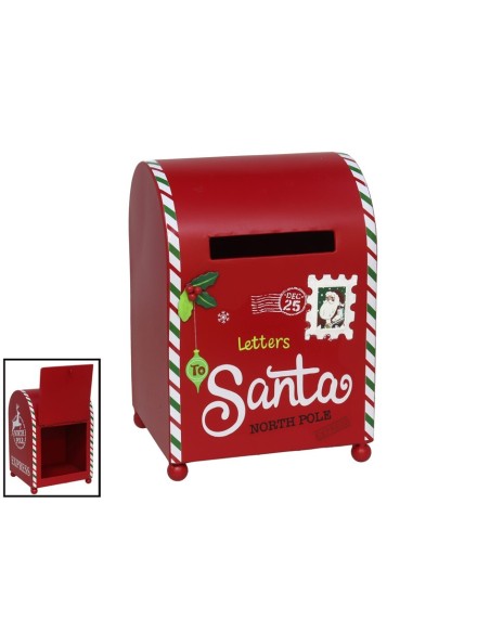 BUZON AMERICANO ESQUINA XMAS 14X13X19 CM