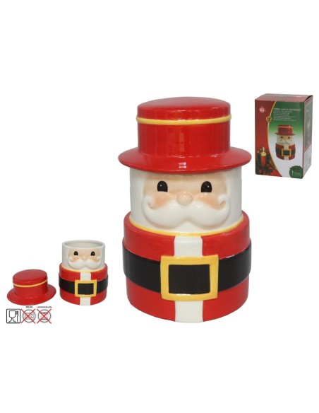 TARRO SANTA DECORADO 13X12,8X19,7 CM