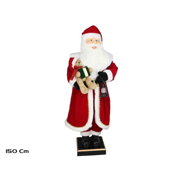 PAPA NOEL EN MOVIMIENTO 150CM C/ LUZ
