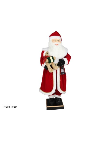 PAPA NOEL EN MOVIMIENTO 150CM C/ LUZ