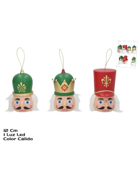 CABEZA SOLDADITO LED FOX COLGANTE 3 SRT 6X6X12 CM