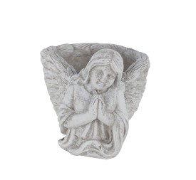 ÁNGEL ORANDO ALAS CONTENEDOR GRIS 20X15 H15