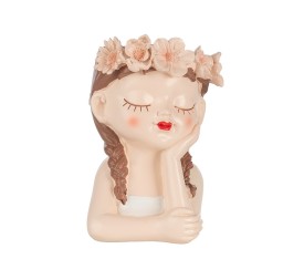 BUSTO NIÑA VESTIDO BLANCO 11X11 H16