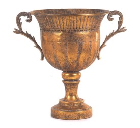 COPA 2 ASAS ANCHAS METAL DORADO ANT. 44X32H42