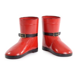 BOTAS DE PADRE NAVIDAD S/2 CONTENEDOR 27X13 H22,5