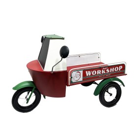 CARRITO DE ABEJA METÁLICO COLORIDO 128X83 H83