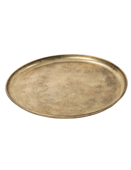 PLATO DE METAL DORADO D48,5 H2,5
