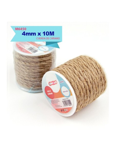 ROLLO DE CAÑAMO 4MM X 10M