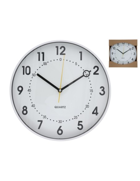 RELOJ PARED FAMU 31,5CM BLANCO