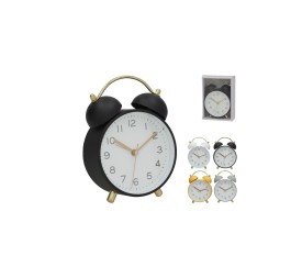 RELOJ DESPERTADOR CLINI 11,3X5,2X16,2CM 4 SURT.