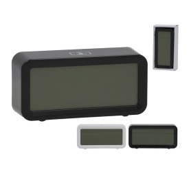 RELOJ DESPERTADOR LCD BW 13,4X6,5CM 2 SURT.
