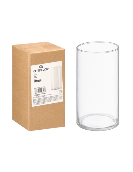 FLORERO CRISTAL CILINDRO 10X20CM