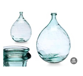 JARRON VIDRIO RECICLADO LAGRIMA 44 CM 14 L