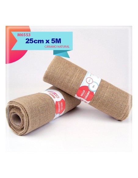 ROLLO DE CAÑAMO 25CM X 5M