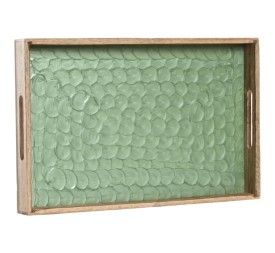 BANDEJA MANGO 43,5X27X4,5 LACADO VERDE