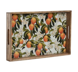 BANDEJA MANGO 43,5X27X5 LACADO MULTICOLOR