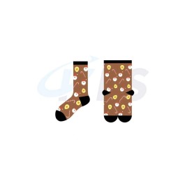 CALCETINES MARRONES BASTON CARAMELO (38-45)