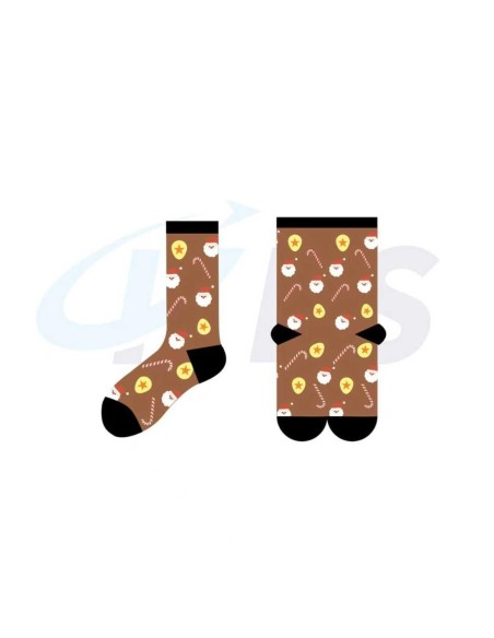 CALCETINES MARRONES BASTON CARAMELO (38-45)