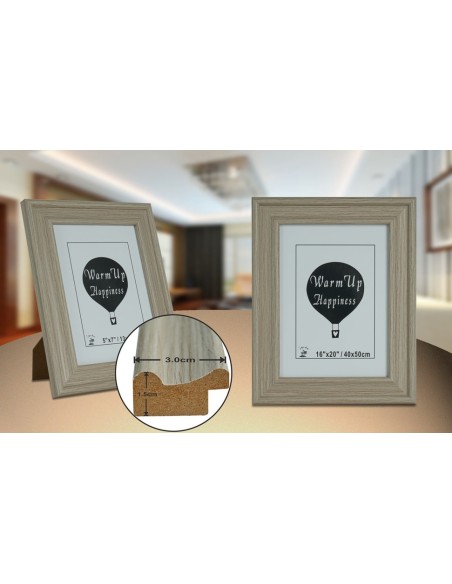 PORTAFOTO MADERA DM-402 40X50CM (6/12)