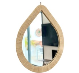 ESPEJO DECORATIVO ARTESANAL GOTA  58X50