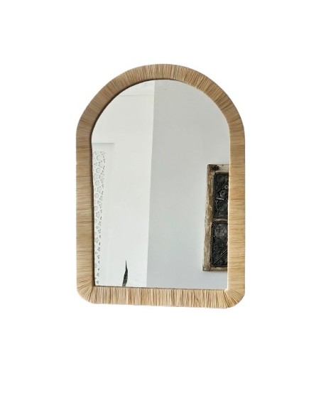 ESPEJO DECORATIVO ARTESANAL 42X34CM
