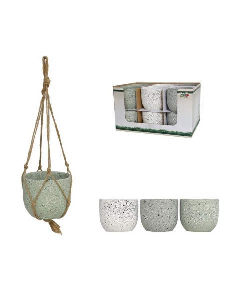 MACETERO COLGAR 12X10 CM GRANITO