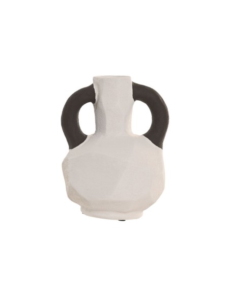 JARRON GRES 14X14X19 ASA BLANCO