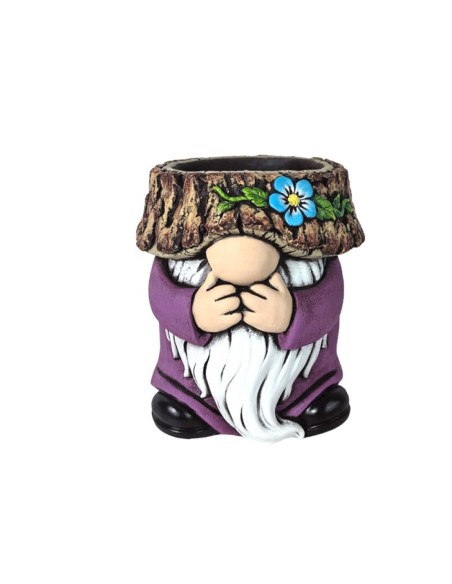 MACETERO ENANO CABEZA TRONCO L 14,8x15,7x17,4 cm.